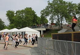 Открытый урок на Набережной. 2013