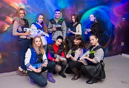 Совместный отдых - поход в lasertag