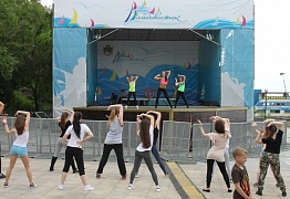 Открытый урок на Набережной. 2013