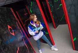 Совместный отдых - поход в lasertag