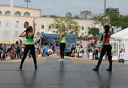 Открытый урок на Набережной. 2013