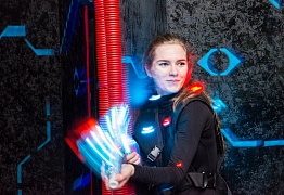 Совместный отдых - поход в lasertag