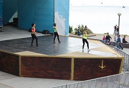 Открытый урок на Набережной. 2013