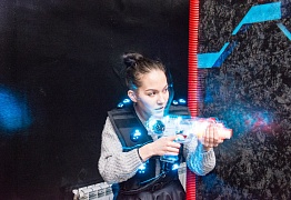 Совместный отдых - поход в lasertag