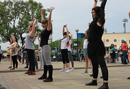 Открытый урок на Набережной. 2013